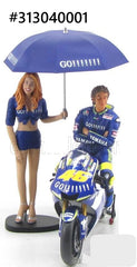 Figurines Valentino Rossi et Grid Girl Minichamps 1/12