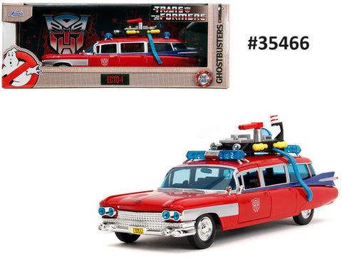 Cadillac 1959 Ambulance Ghostbusters ECTO-1 Jada Hollywood Rides 1/24