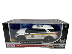 Ford Explorer Interceptor Utility Police SQ  2022 Motor Max 1/24