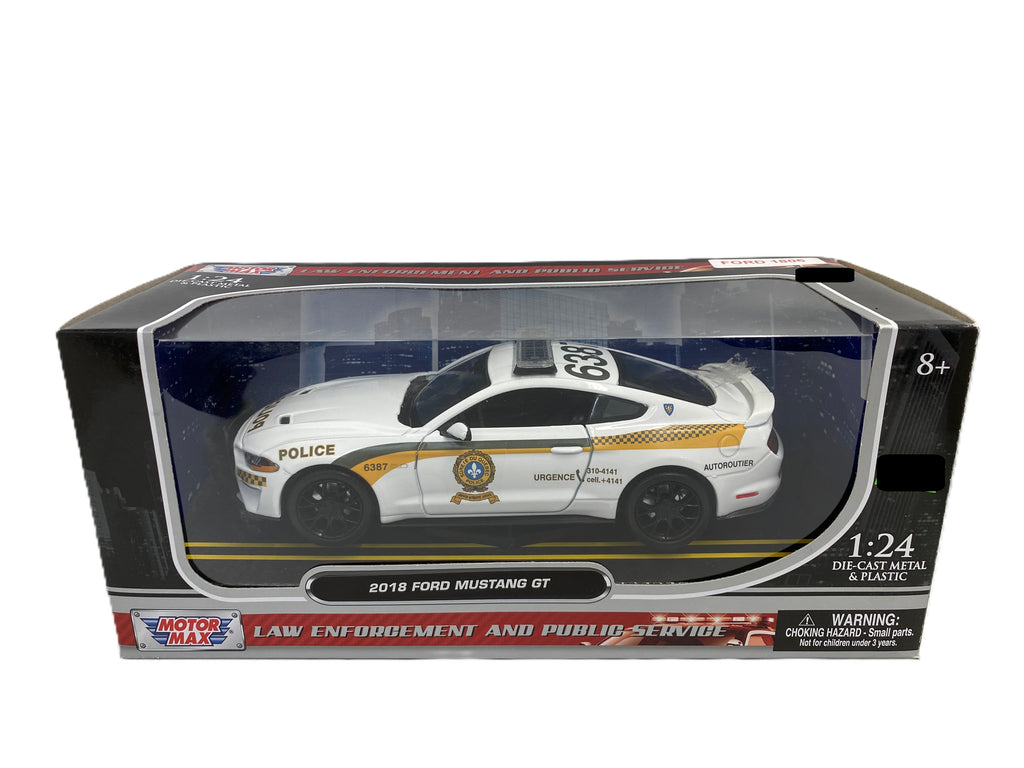 Ford Mustang GT Police SQ  2018 Motor Max 1/24