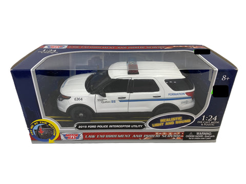 Ford Explorer Police Interceptor Utility École de Police 2015 Motor Max 1/24