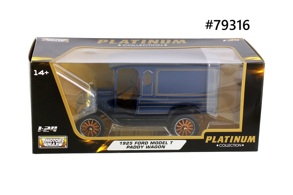Ford Model T Paddy Wagon 1925 Motor Max Platinum 1/24