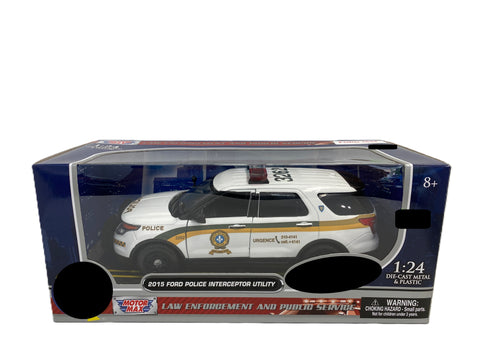 Ford Explorer Interceptor Utility Police SQ  2015 Motor Max 1/24