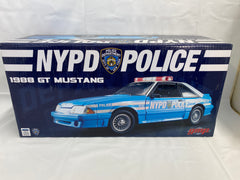 Ford Mustang GT 1988 Police New York GMP 1/18