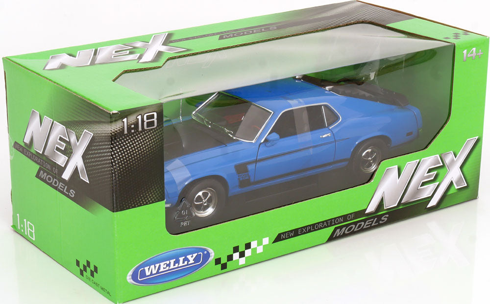 Ford Mustang Boss 302 1970 Welly 1/18