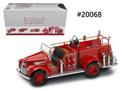 GMC Camion de Pompier Lucky Die Cast Road Signature 1/24