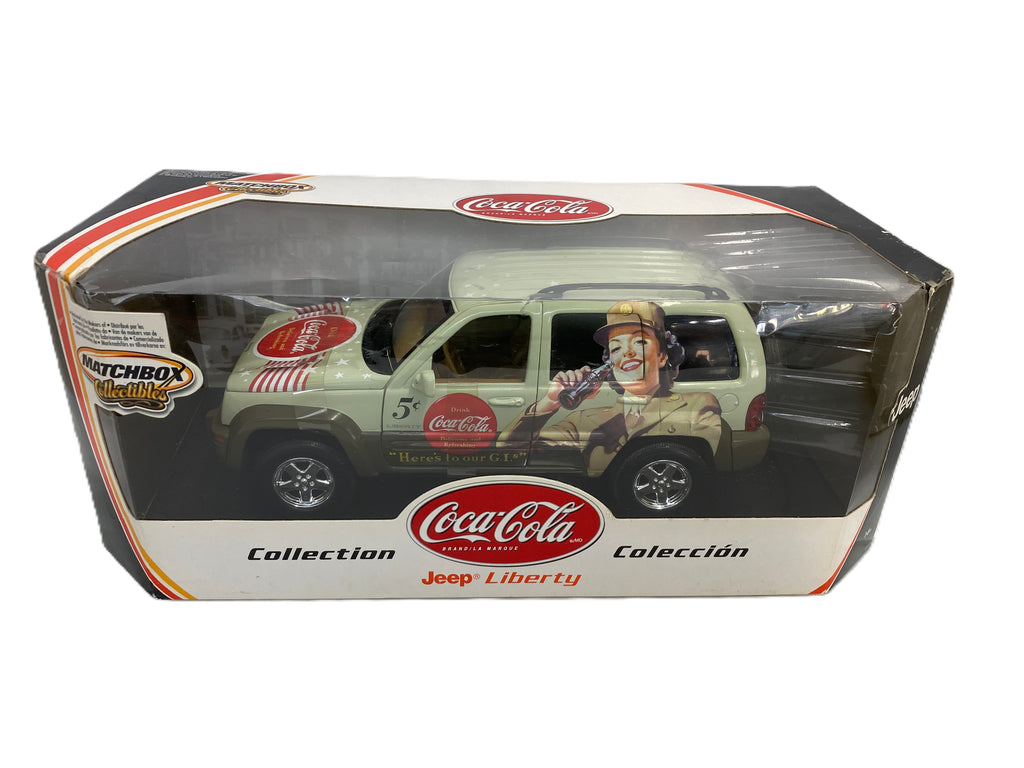 Jeep Liberty Coke Matchbox 1/18