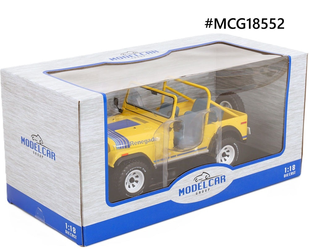 Jeep CJ-7 Renegade 1980 Model Car Group 1/18