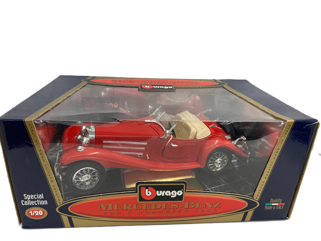 Mercedes 500K Roadster 1936 Burago 1/20