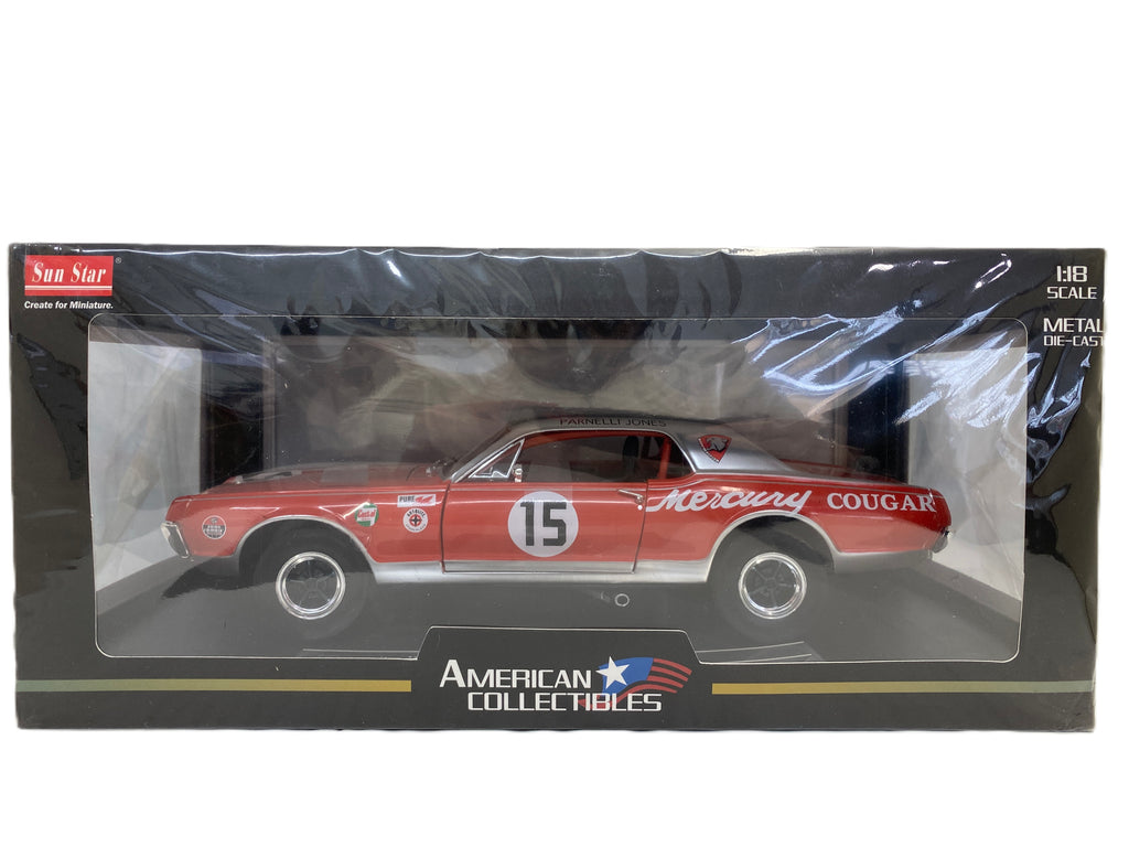 Mercury Cougar Racing 1967 Sun Star American Collectibles 1/18