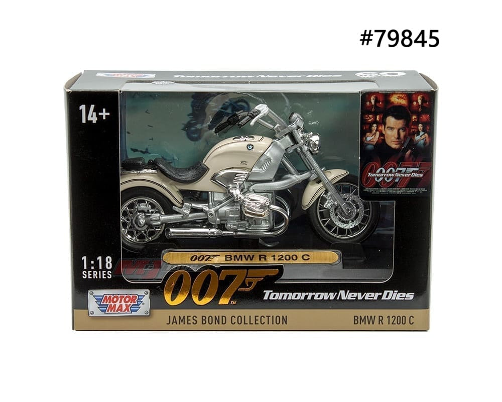BMW R 1200 C Motor Max 007 James Bond Collection 1/18