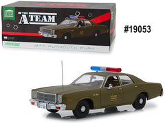 Plymouth Fury 1977 U.S. Army The A-Team Greenlight Artisan 1/18