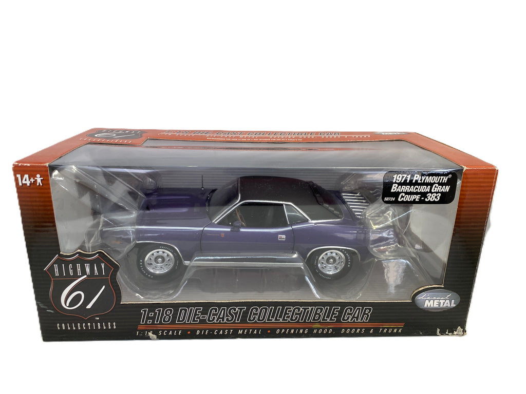 Plymouth Barracuda (Cuda) Gran Coupe 383 Highway 61 1/18