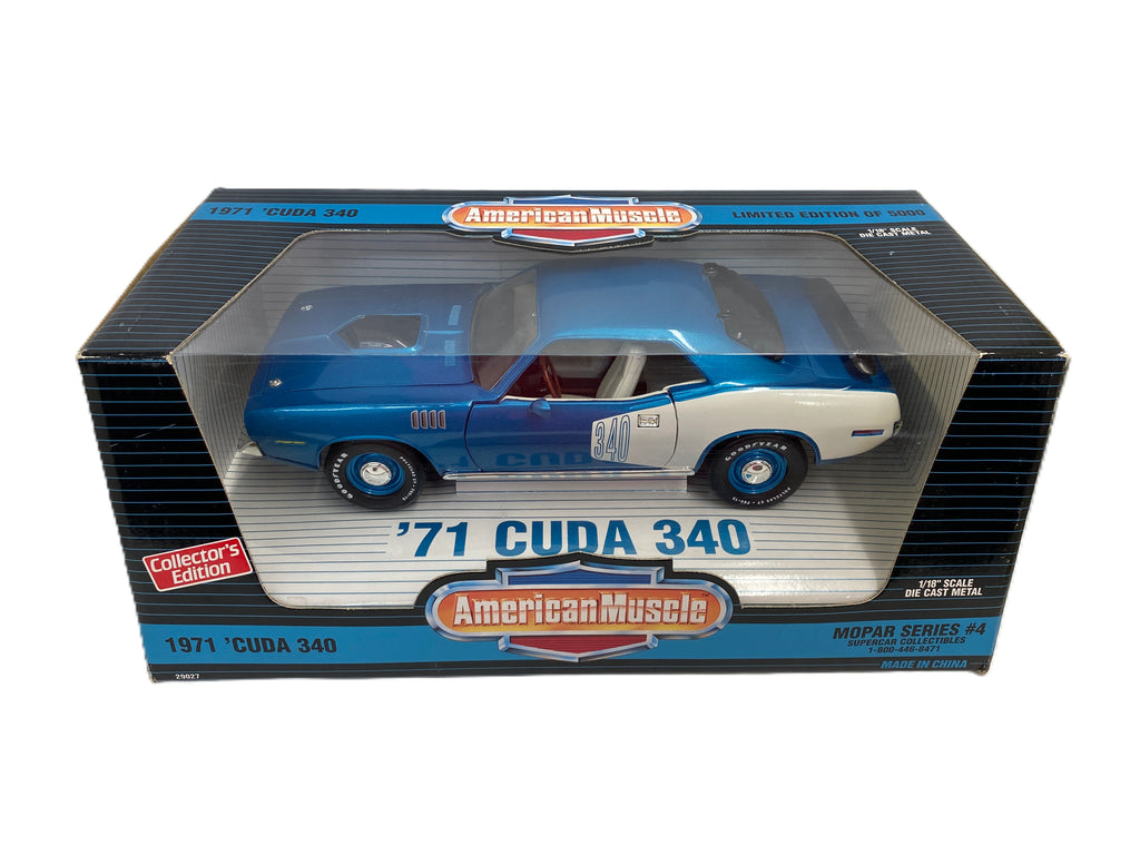 Plymouth Cuda 340 1971 ERTL American Muscle 1/18