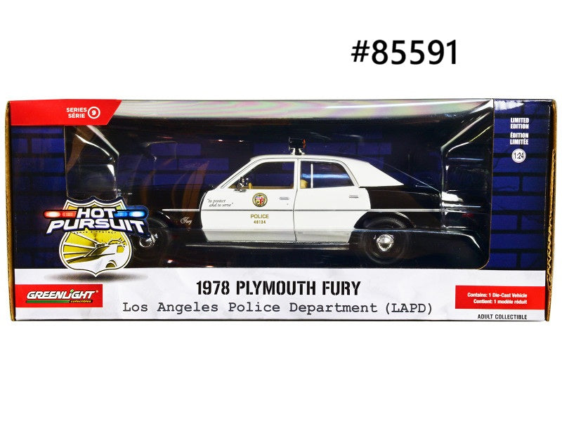 Plymouth Fury 1978 Police Greenlight 1/24