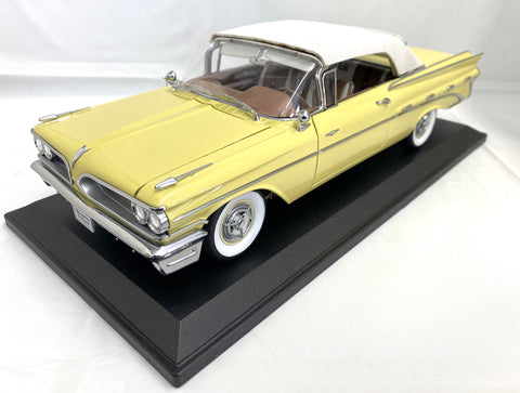 Pontiac Bonneville convertible 1959 Sun Star Platinum 1/18