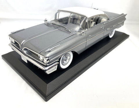 Pontiac Bonneville Hardtop 1959 Sun Star Platinum 1/18