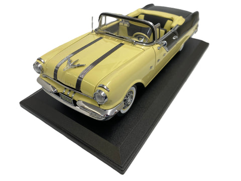 Pontiac Star Chief Convertible 1955 Sun Star Platinum 1/18