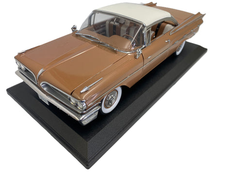 Pontiac Bonneville Hardtop 1959 Sun Star Platinum 1/18