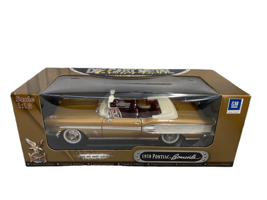 Pontiac Bonneville Convertible 1958 Road Signature Leather Series 1/18