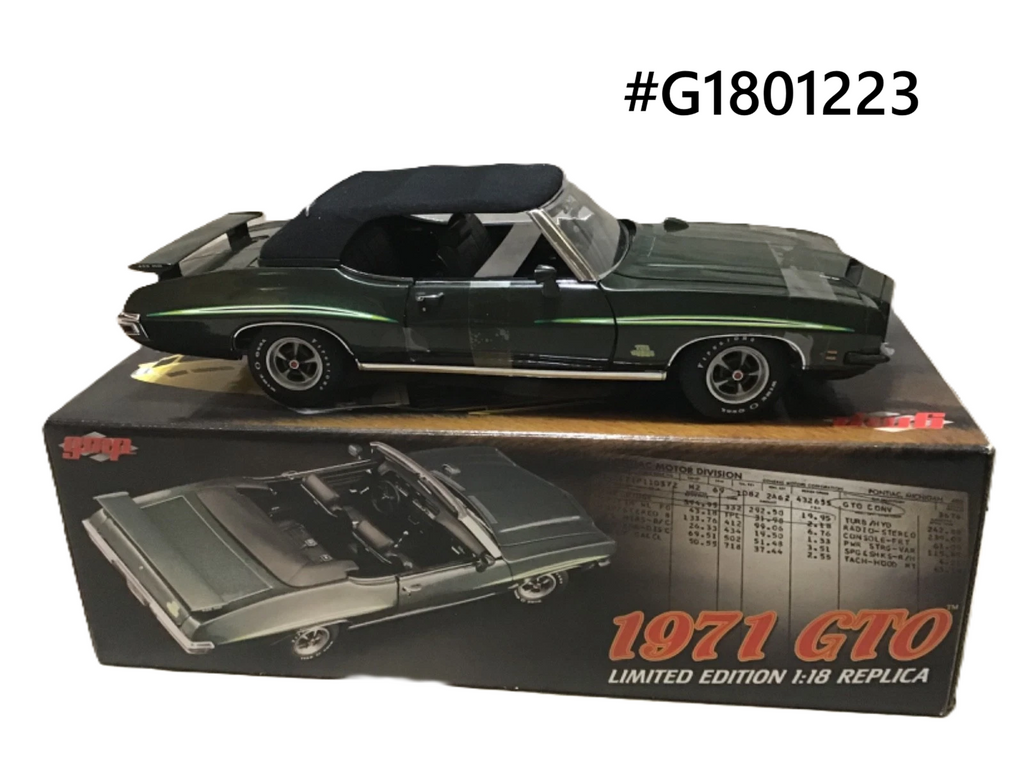 Pontiac GTO Convertible 1971 GMP 1/18
