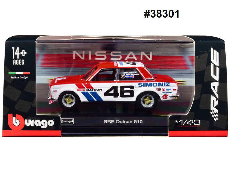 Datsun 510 BRE Burago Race 1/43