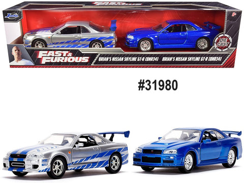 Nissan Skyline GT-R (R34) Fast & Furious Jada 1/32