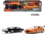 Dodge Charger R/T 1970 et Toyota Supra Fast & Furious Jada 1/32