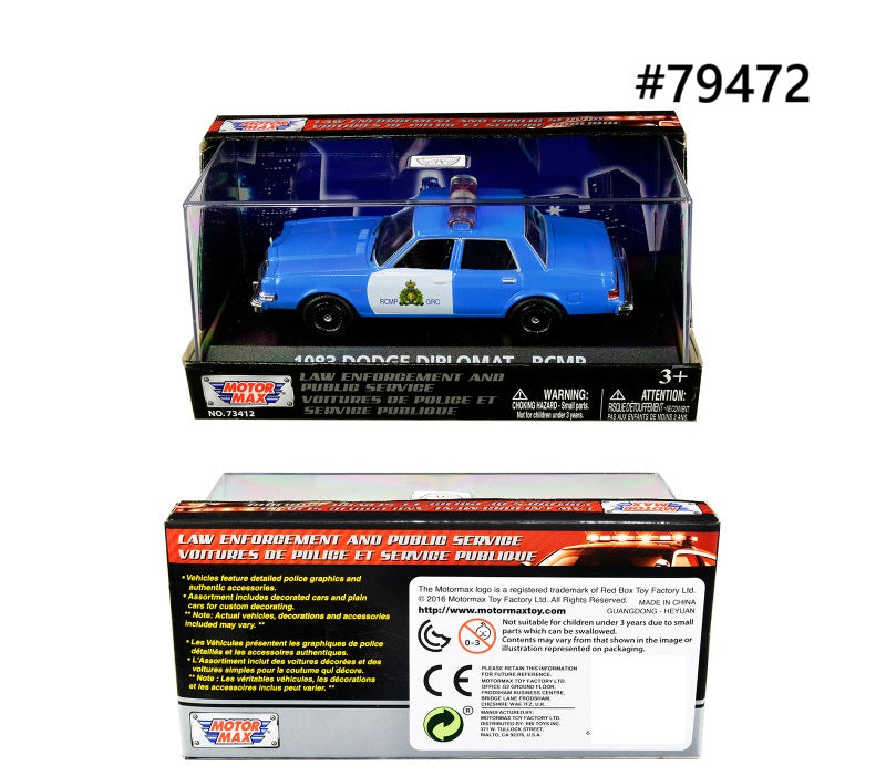 Dodge Diplomate RCMP/GRC Motor Max 1/43