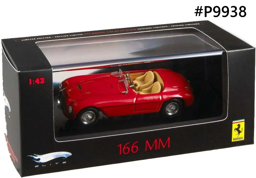 Ferrari 166MM Barchetta Spider 1949 HotWheels Elite 1/43