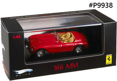 Ferrari 166MM Barchetta Spider 1949 HotWheels Elite 1/43