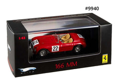 Ferrari 166MM Barchetta Spider 2.0 l V12 1949 HotWheels Elite 1/43