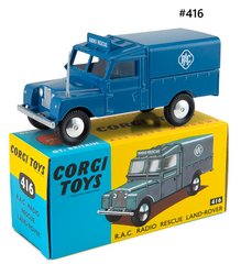 RAC Radio Rescue Land Rover RÉÉDITION Corgi 1/46
