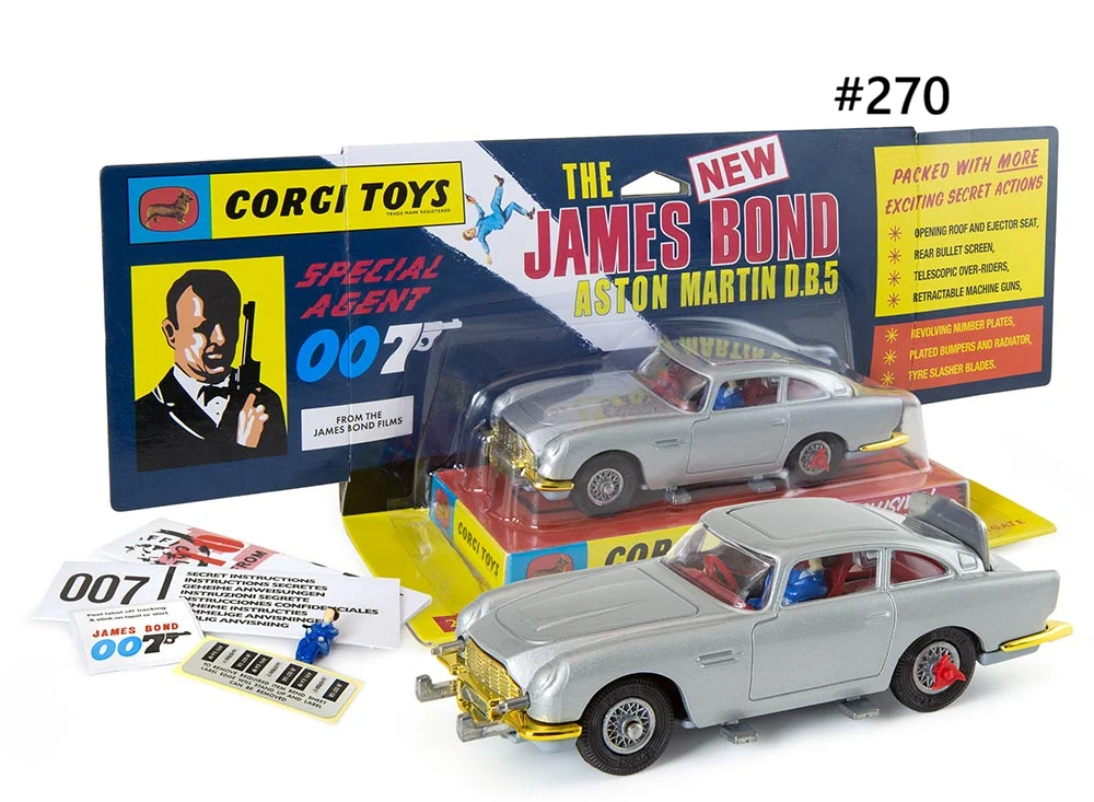 James Bond's Aston Martin DB5 RÉÉDITION Corgi 1/43