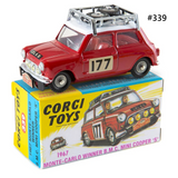 Monte-Carlo Winner 1967 B.M.C. Mini Cooper 'S' RÉÉDITION Corgi 1/42