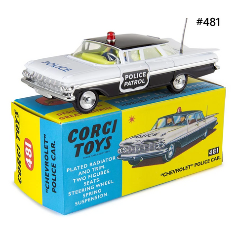 Chevrolet Police Car RÉÉDITION Corgi 1/50