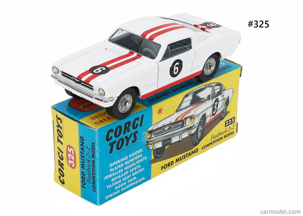 Ford Mustang Fastback 2+2 Competition Model RÉÉDITION Corgi 1/46