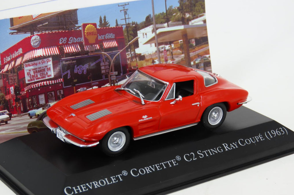 Chevrolet Corvette Sting Ray Coupe 1963 Edicola 1/43