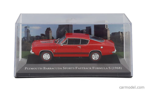 Plymouth Barracuda Sports Fastback Formula S 1968 Edicola 1/43
