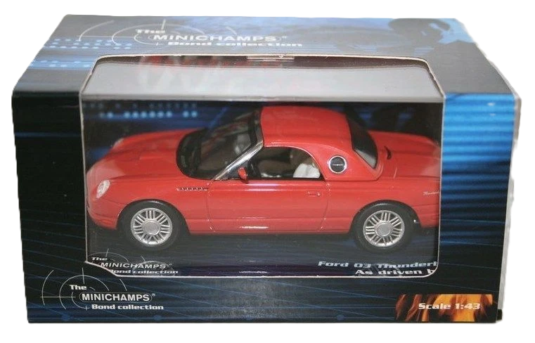 Ford Thunderbird 2002 James Bond 007 Minichamps Bond Collection 1/43