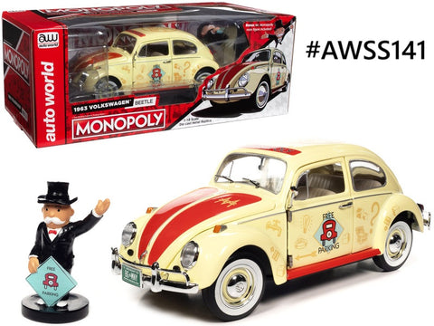 Volkswagen Beetle 1963 Auto World Monopoly 1/18
