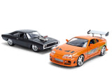 Dodge Charger R/T 1970 et Toyota Supra Fast & Furious 25ième Anniversaire Jada 1/24
