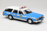 Chevrolet Caprice Estate SW (Station Wagon) NYPD 1985 Model Car Group 1/18