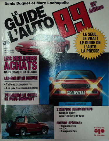 Le Guide de l'Auto 89