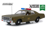 Plymouth Fury 1977 U.S. Army The A-Team Greenlight Artisan 1/18