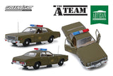 Plymouth Fury 1977 U.S. Army The A-Team Greenlight Artisan 1/18