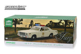 Plymouth Fury 1977 Police Hazzard County Sheriff Greenlight Artisan 1/18