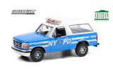 Ford Bronco Police New York 1992 Greenlight Artisan 1/18