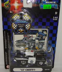 Chevrolet Bel Air Police 1957 Muscle Machines 1/64