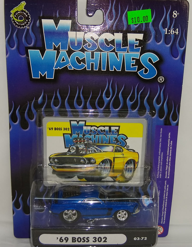 Ford Mustang Boss 302 1969 Muscle Machines 1/64